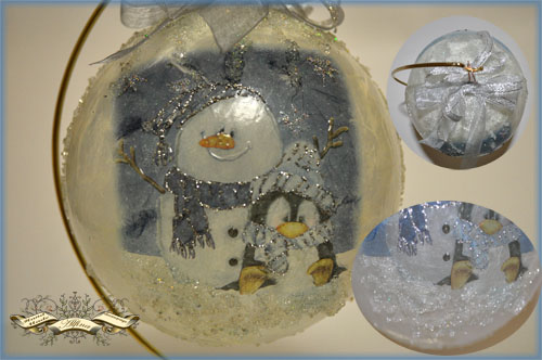 Большие интерьерные новогодние шары.