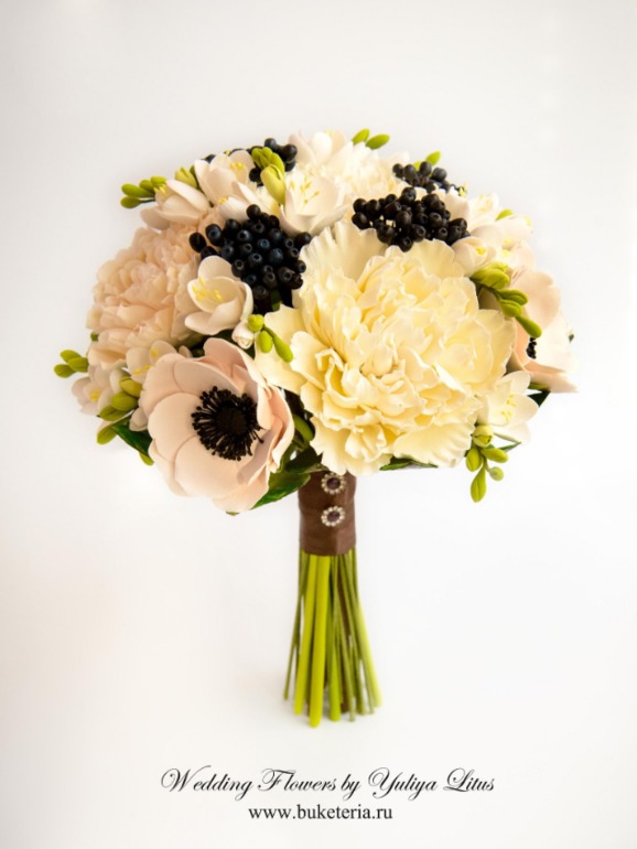 Букет из полимерной глины