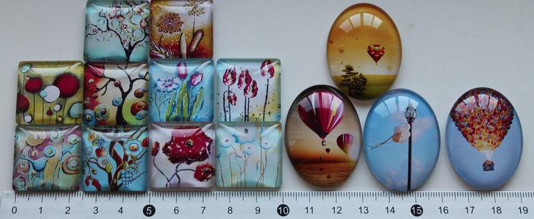 Очень красивые вставки в кулоны!