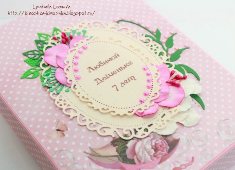 Коробочка со свитками пожеланий