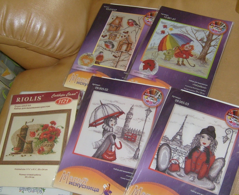 А вот и мои запасы!!!!!