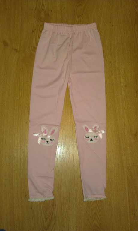 Детские лосинки с зайками. Нам очень понравились! )