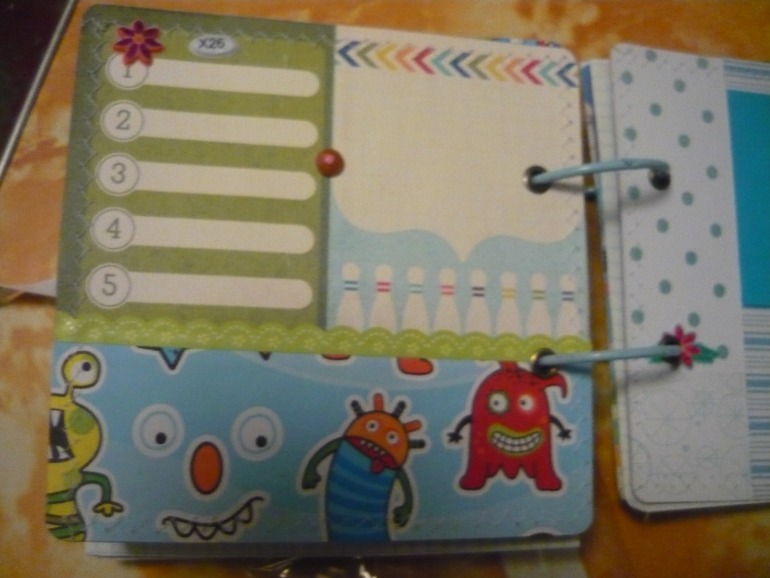 Мини альбомчик , сделанный с племяшем)