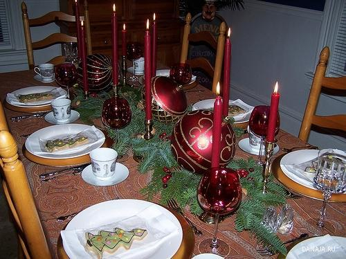 Новогодняя сервировка