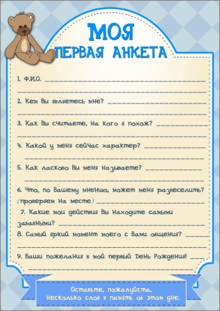 Набор для Дня Рождения "Годовасик"