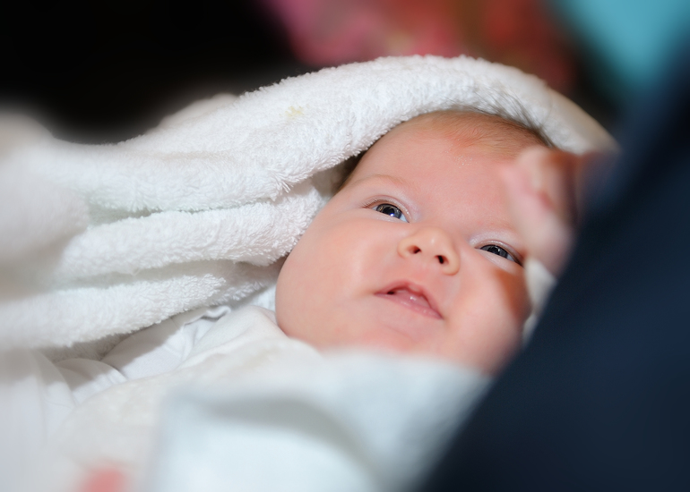 2,5 месяца и крещение Аполлинарии