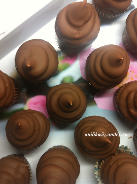 Шоколадные капкейки