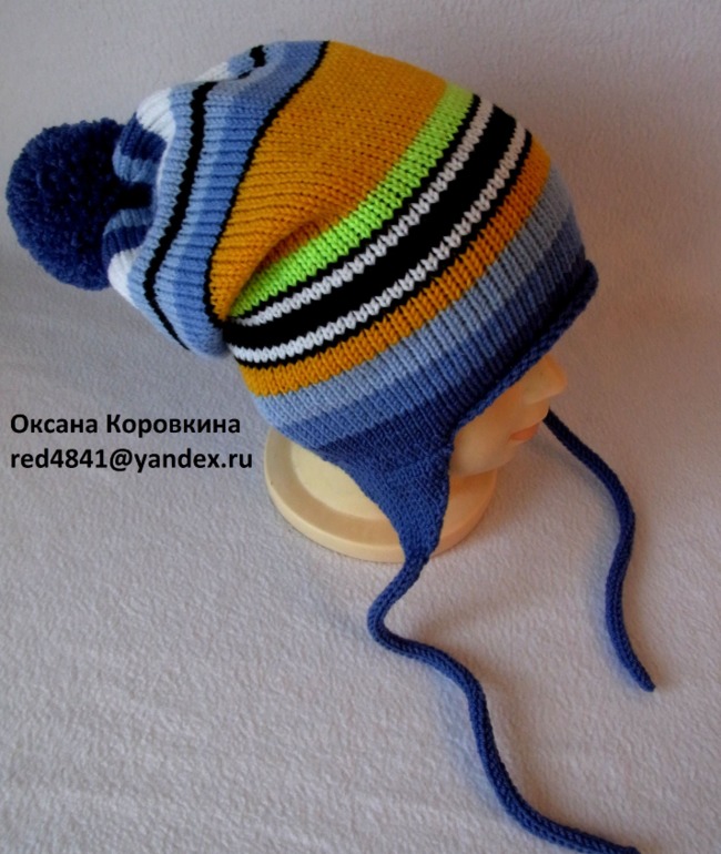 ещё одна шапа сыну