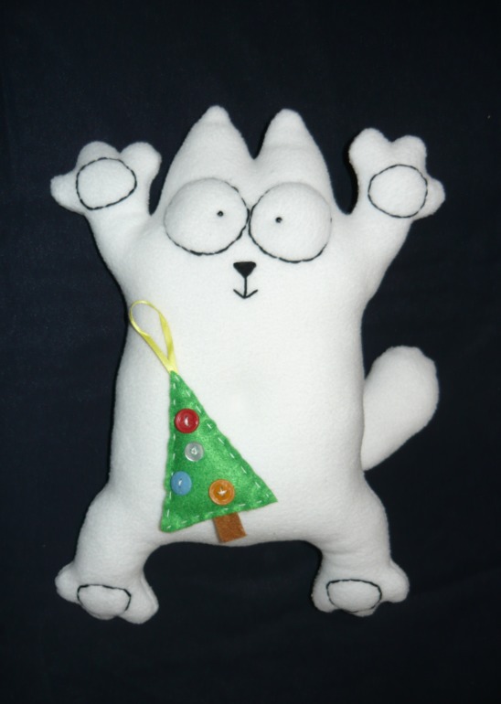 Еще одни котик сшился на заказ.