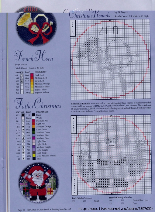 Делюсь новогодними схемками)) Елочные украшения...
