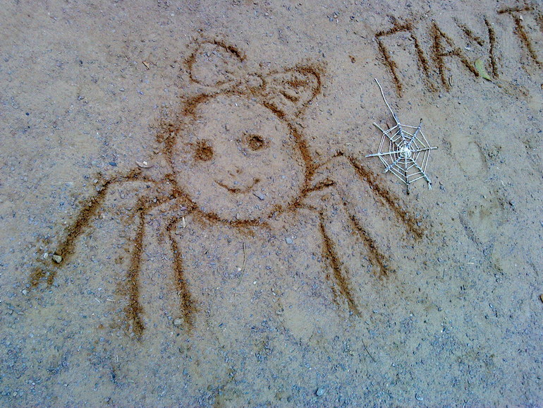 Осенняя паутинка...