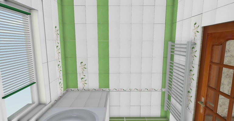 Снова я про плитку в ванной...)))