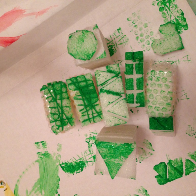 Заготовочка для елки + самодельные штампы