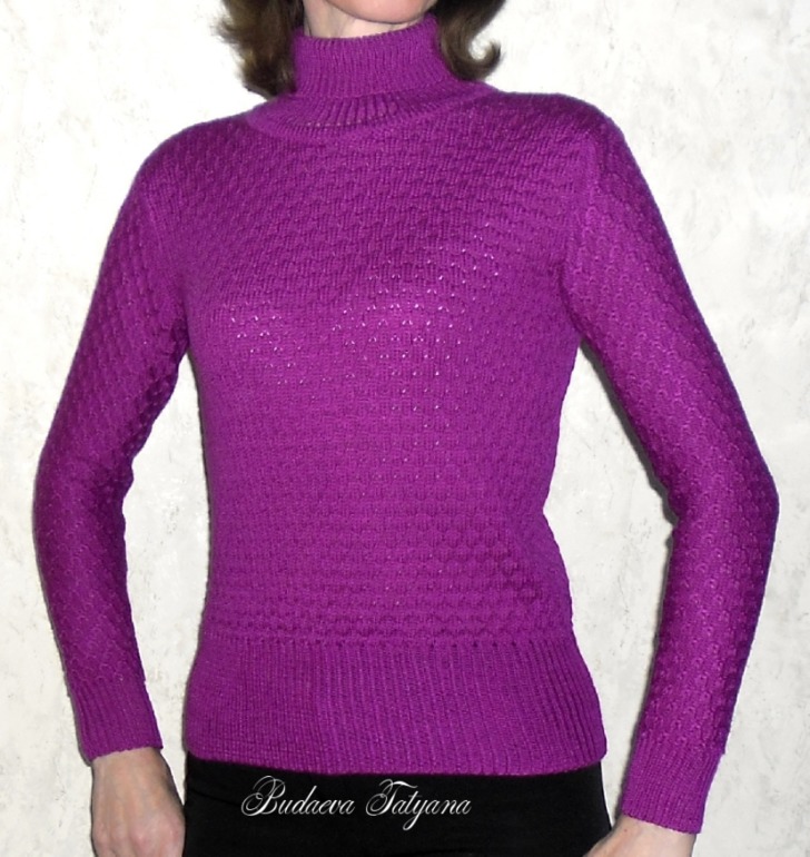 Пуловер "Сирень"
