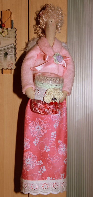 Банный Ангел в розовом