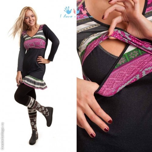 ПРОДАЮ: Зимняя слингокуртка и платья для кормления от i love mum!