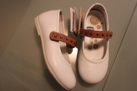 Туфли белые Chicco, 25 р.