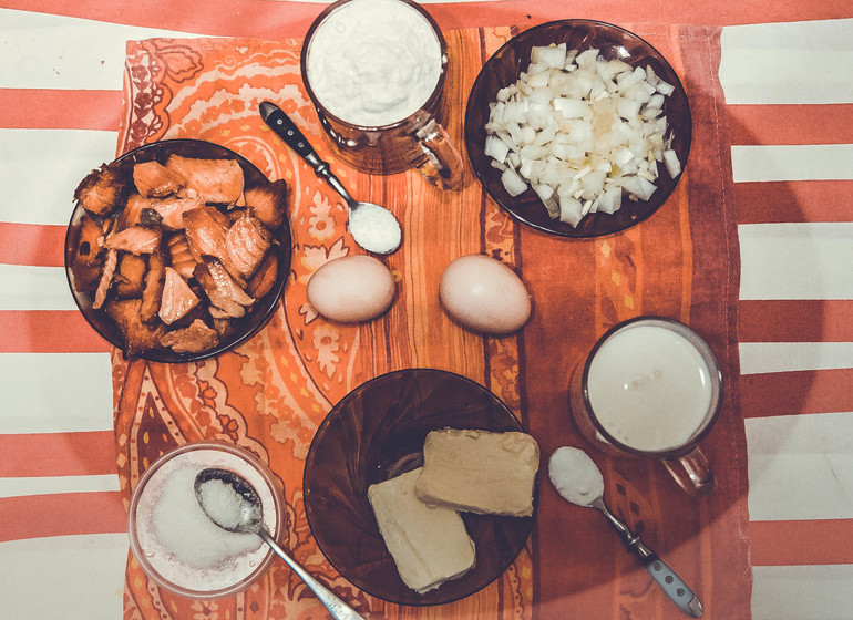 Пирог с форелью