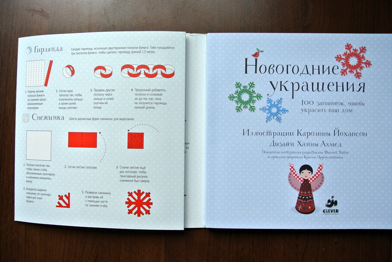 Новогодние украшения от Клевер. Не удержалась.