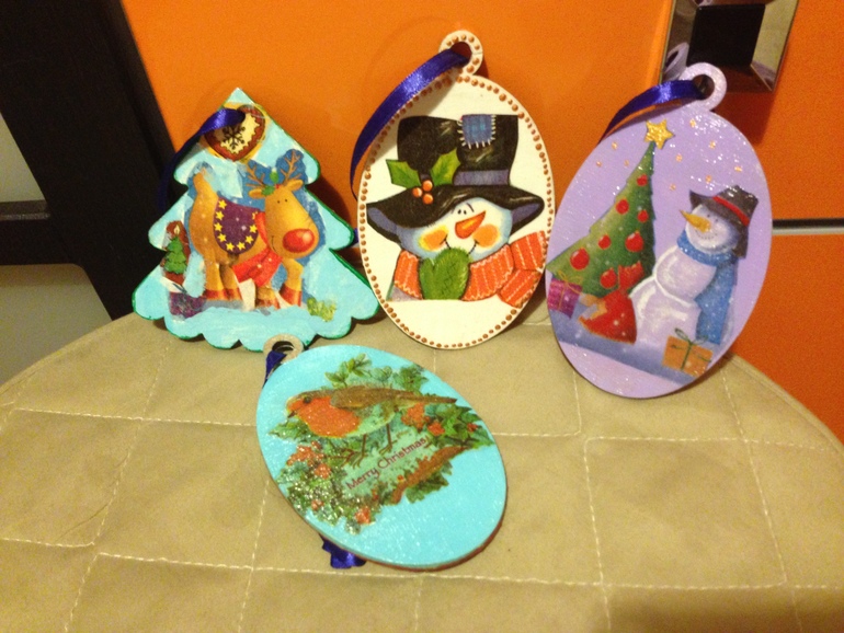Наши новогодние игрушки!