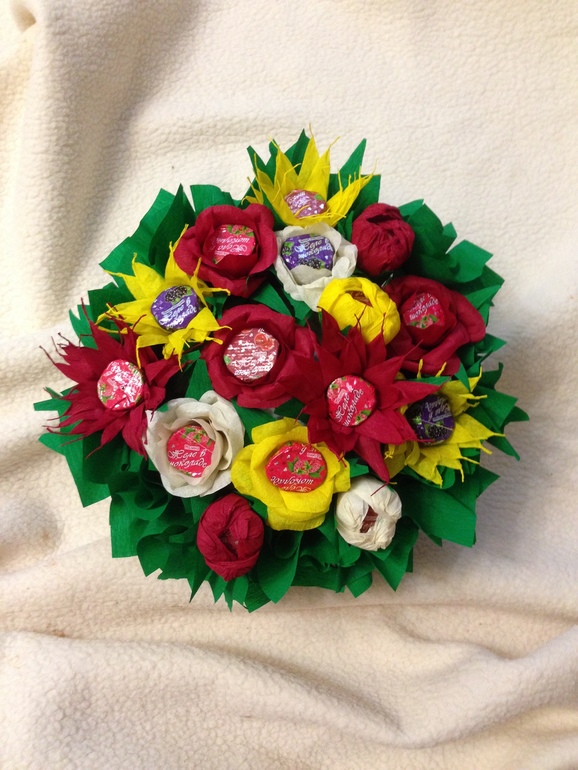 Первый букетик!