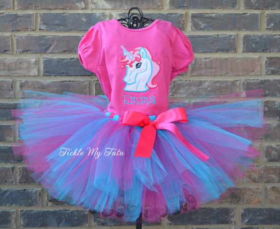 Кто-нибудь может вышить на детских футболках единорога?