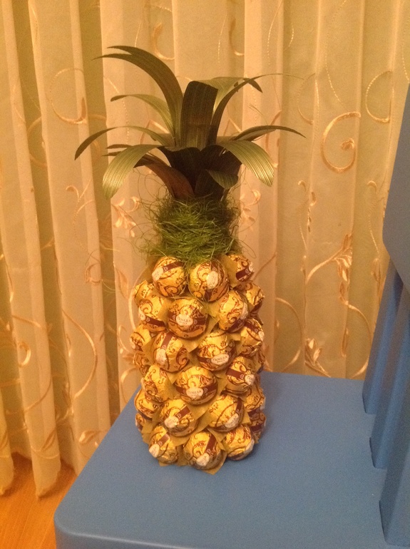 А вот такой вот ананас!