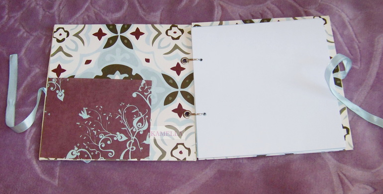 Блокнотик  " Голубая нежность"