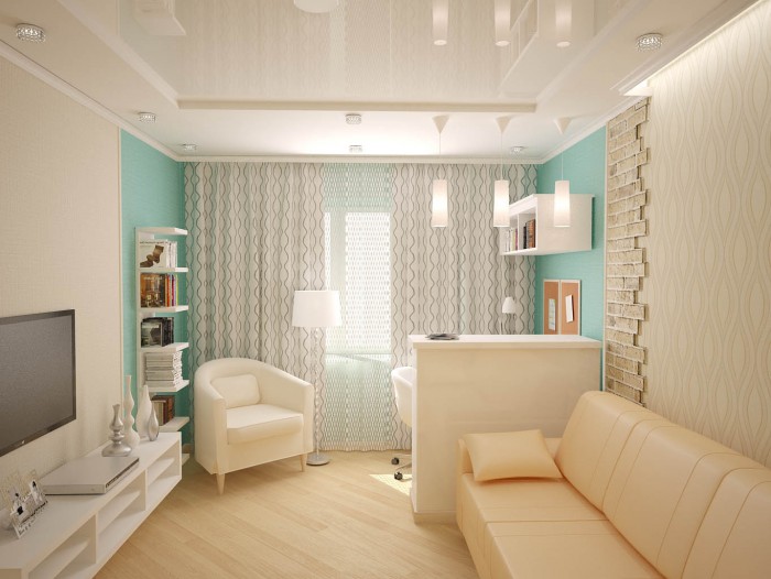 Светлый интерьер