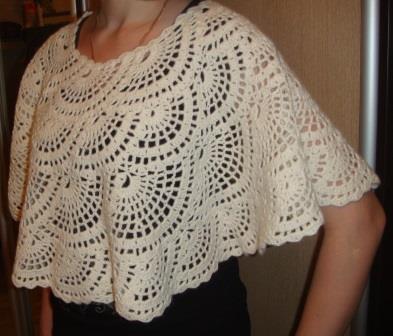 Связалась пончо-накидка