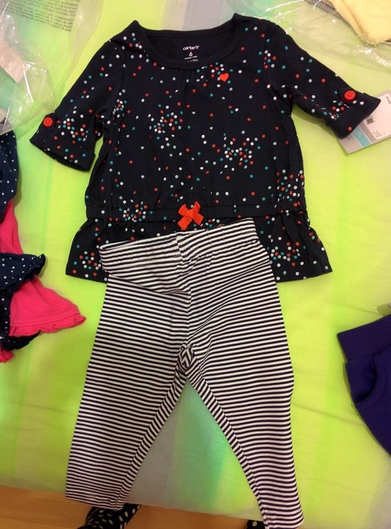 Наша посылочка с вещичками... Много красоты!