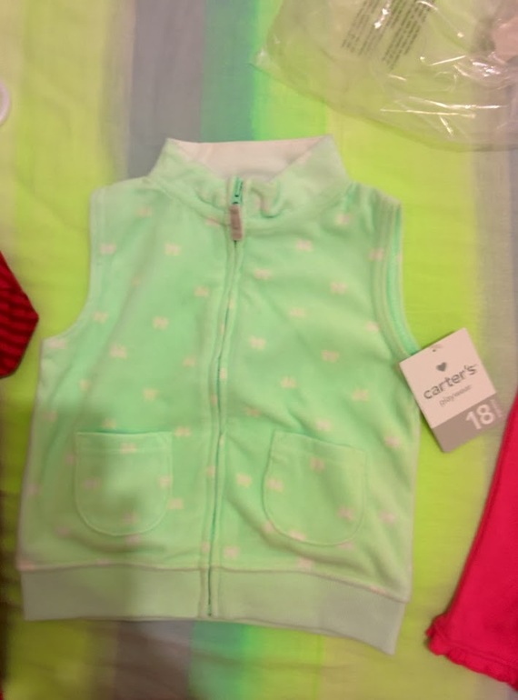 Наша посылочка с вещичками... Много красоты!