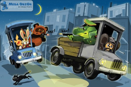 Герои мультфильмов в необычных ролях