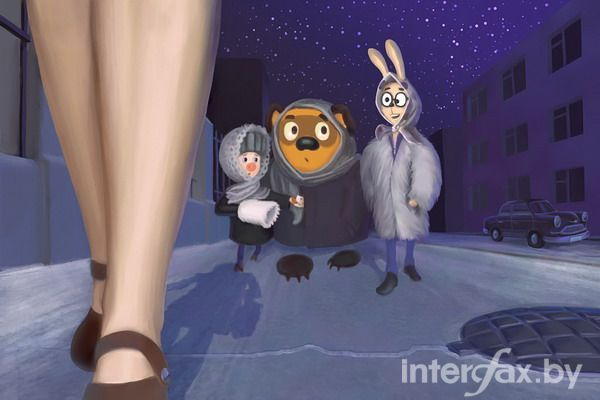 Герои мультфильмов в необычных ролях