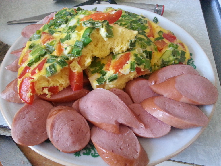 ОМЛЕТик!!!из духовки!!!