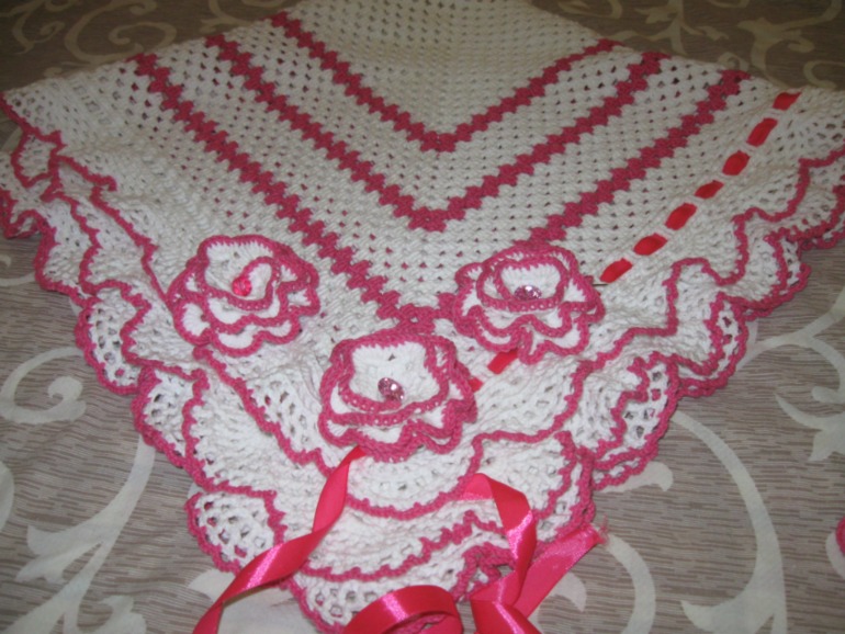 Пледик в подарок племяшке!!!