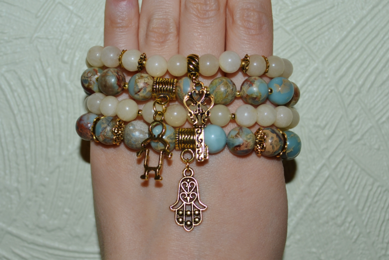 Браслеты ручной работы из полудрагоценных камней. Браслеты есть в наличии и под заказ!!!