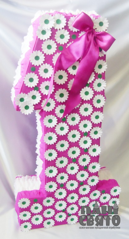 Набор праздничной атрибутики на Первый День рождения девочки "Ромашки)"