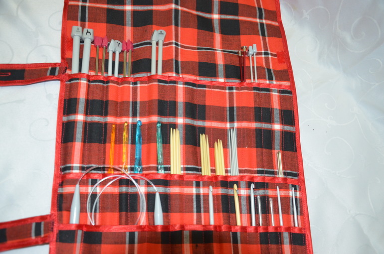 Чехол для спиц и крючков