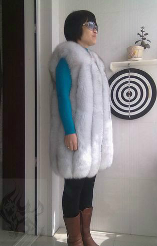 Жилет из песца