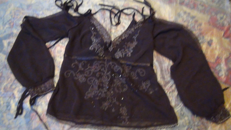 Костюм: блузка и брюки р. 44-46 (м.Фили Почта-предоплата)