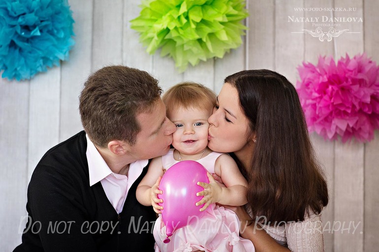 Фотосессии детишек: День Рождения Даши