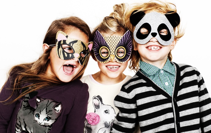 Красивые маски для самых маленьких.