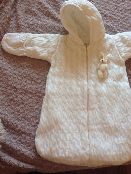 Наша одежда на выписку для зимней малышки))