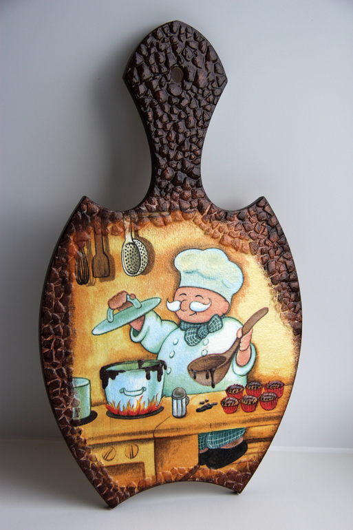 Ключницы "Ёжики" ,"Благословение" и досочка "Веселый повар"