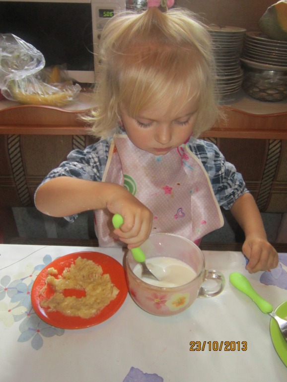 ФМ Готовим с детьми. Неделя 4, банановые оладьи и банановое молоко.