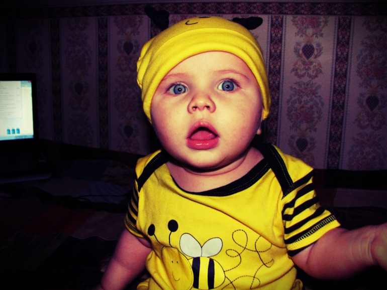 Вот такие мы в пол годика :))