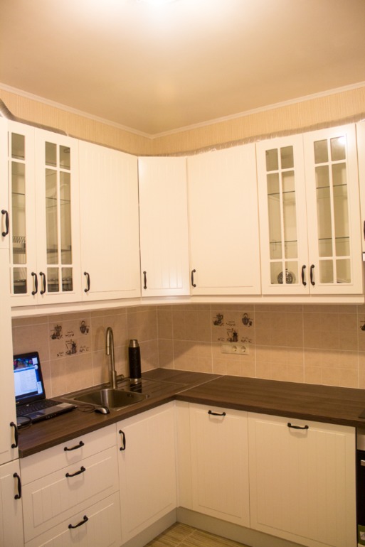 А вот какая вышла наша кухня