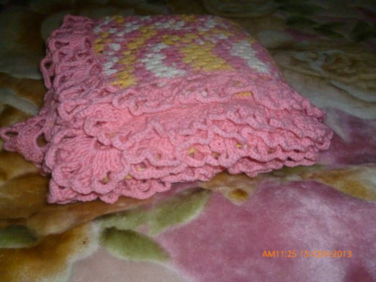 солнечный плед) 115*115 см