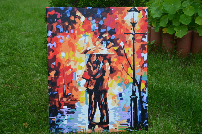 Мое творение по работам Леонида Афремова и Винсент ван Гог...